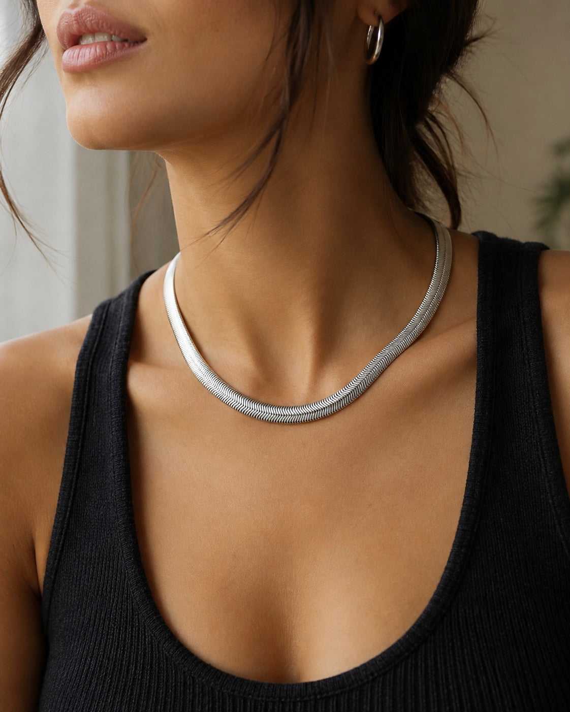 Veda Herringbone Necklace