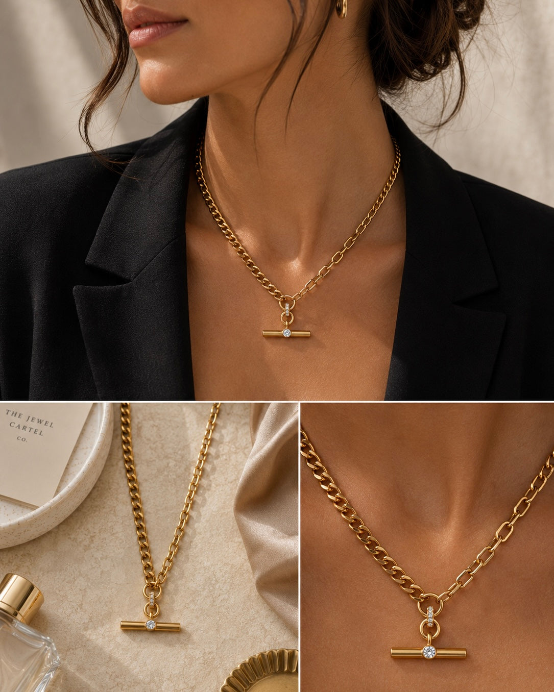 Riviera T-Bar Luxe Necklace